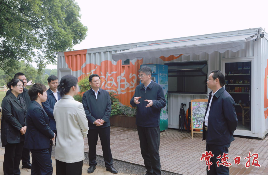 罗毅君在鼎城区调研港中坪片区建设、市场主体培育工作